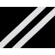 Flat elastic width 6; 8; 13 mm set - White (5 Sets) Flat elastic width 6; 8; 13 mm set - White (5 Sets)