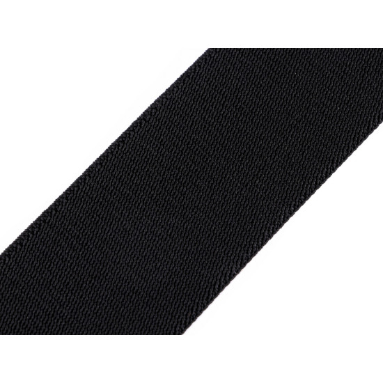 Sewing elastic band, extra thick width 50 mm - Black (10 Meters) Sewing elastic band, extra thick width 50 mm - Black (10 Meters)