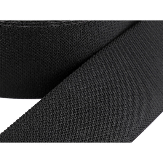 Sewing elastic band, extra thick width 50 mm - Black (10 Meters) Sewing elastic band, extra thick width 50 mm - Black (10 Meters)