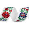 Pruženka folklor šíře 40 mm - Bílá (1 Metr)