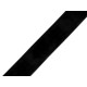 Tasiemka aksamitka elastyczna szerokość 30 mm - Czarny (1 Metr) Tasiemka aksamitka elastyczna szerokość 30 mm - Czarny (1 Metr)