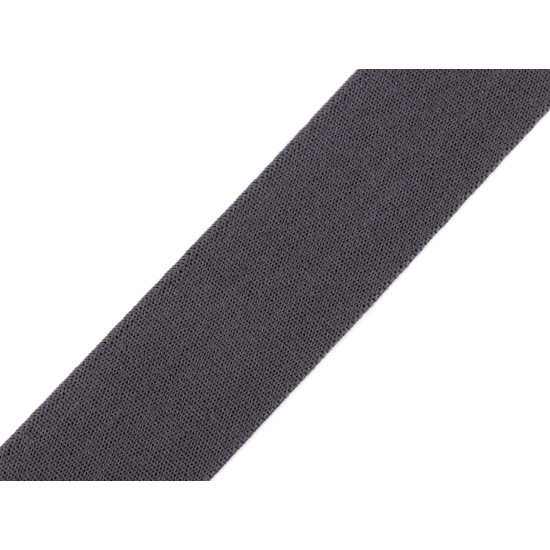 Soft woven elastic, width 35 mm - Lightgrey (25 Meters)