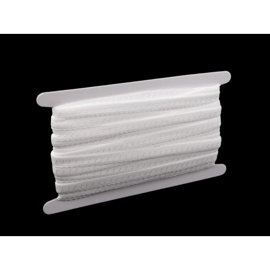 Decorative elastic width 10 mm - Very light grey (20 Meters)