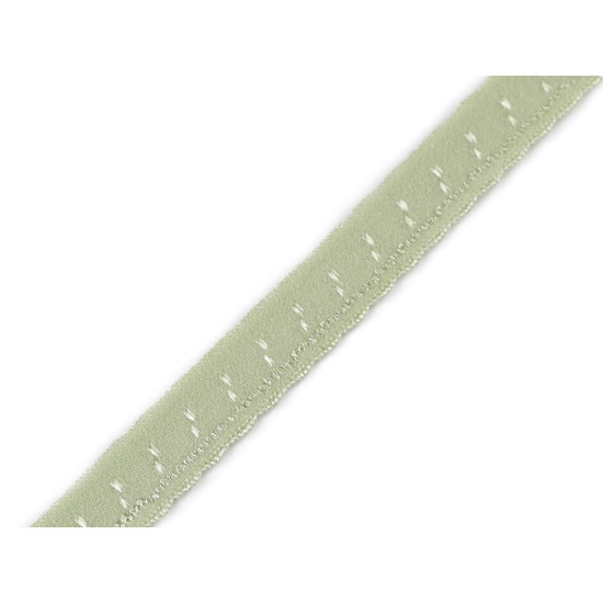 Decorative elastic width 10 mm - Very light grey (20 Meters)