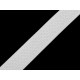 Elastic non-slip band / silicone backed gripper width 25 mm - White (1 Meter) Elastic non-slip band / silicone backed gripper width 25 mm - White (1 Meter)