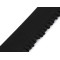 Single frill elastic ribbon width 53 mm - Black (1 Meter)