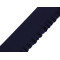 Gummizug mit rüschen breite 53 mm - Dunkelblau (1 Meter)