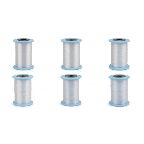 Żyłka nylonowa mocna ø0,2; 0,3; 0,4; 0,5; 0,6 a 0,8 mm - Transparent (6 Cewki) Żyłka nylonowa mocna ø0,2; 0,3; 0,4; 0,5; 0,6 a 0,8 mm - Transparent (6 Cewki)