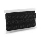 Elastic non-slip band / silicone backed gripper width 40 mm - Black (1 Meter) Elastic non-slip band / silicone backed gripper width 40 mm - Black (1 Meter)