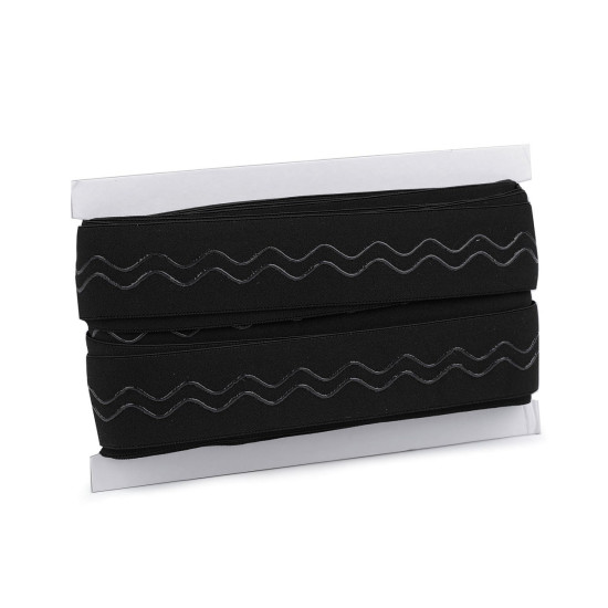 Elastic non-slip band / silicone backed gripper width 50 mm - Black (1 Meter) Elastic non-slip band / silicone backed gripper width 50 mm - Black (1 Meter)