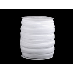 Elastic with silicone width 12 mm - White (1 Meter)
