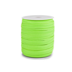 Elastic with silicone width 12 mm - Green yellow (1 Meter)
