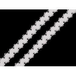 Decorative elastic width 10 mm - Off white (1 Meter)