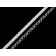 Decorative elastic width 14 mm - Black (90 Meters)