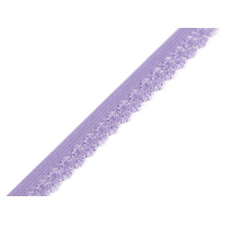 Decorative elastic, width 13 mm - Violet lavender (18 Meters)