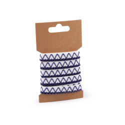 Shoulder elastic / decorative, width 12 mm - Blue dark (180 Meters)