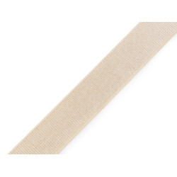 Satin bra strap elastic, width 20 mm - Nude (10 Meters)