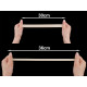 Satin bra strap elastic, width 20 mm - Black (90 Meters)