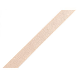 Satin bra strap elastic, width 15 mm - Nude (10 Meters)