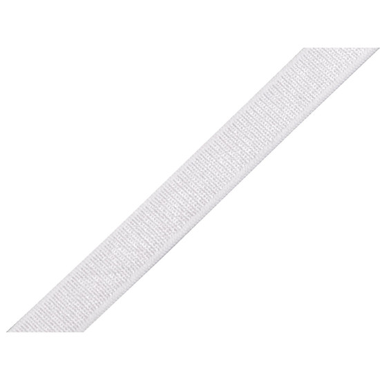 Satin bra strap elastic, width 8 mm - Black (1 Meter)