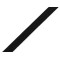 Satin / shoulder elastic width 6 mm - Black (1 Meter)
