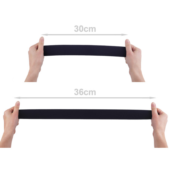 Elastic with twill pattern for belts and suspenders, width 40 mm - Blue dark (1 Meter) Elastic with twill pattern for belts and suspenders, width 40 mm - Blue dark (1 Meter)