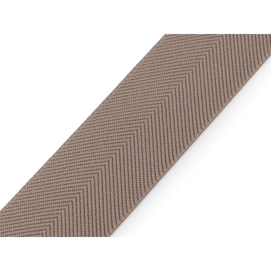 Elastic with twill pattern for belts and suspenders, width 40 mm - Blue dark (1 Meter) Elastic with twill pattern for belts and suspenders, width 40 mm - Blue dark (1 Meter)