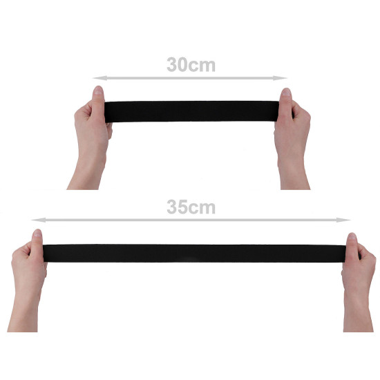 Elastic cu două fețe moale lățime 40 mm - Albastru parizian (1 Metru) Elastic cu două fețe moale lățime 40 mm - Albastru parizian (1 Metru)