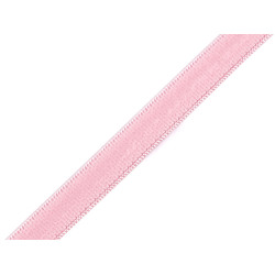 Elastic with silicone, width 10 mm - Light pink (10 Meters)