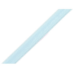 Elastic with silicone, width 10 mm - Forget-me-not blue (10 Meters)