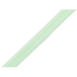 Elastic with silicone, width 10 mm - Mint (10 Meters)