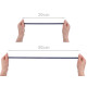 Elastic with silicone, width 10 mm - Forget-me-not blue (18 Meters) Elastic with silicone, width 10 mm - Forget-me-not blue (18 Meters)
