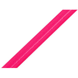 Elastic with silicone, width 10 mm - Pink (10 Meters)