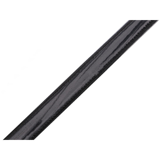 Elastic with full-surface silicone, width 10 mm - Black (9 Meters) Elastic with full-surface silicone, width 10 mm - Black (9 Meters)