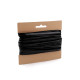 Elastic with full-surface silicone, width 10 mm - Black (9 Meters) Elastic with full-surface silicone, width 10 mm - Black (9 Meters)