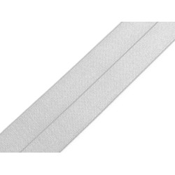 Fold over elastic trim, width 40 mm - Lightgrey (20 Meters)