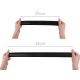 Élastique satiné avec bandes en silicone, largeur 40 mm - Noir (1 Mètre) Élastique satiné avec bandes en silicone, largeur 40 mm - Noir (1 Mètre)