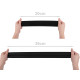 Elastic with silicone strips, width 50 mm - Black (1 Meter)