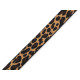 Elastic with leopard pattern / shoulder elastic, width 15 mm - Brown (1 Meter) Elastic with leopard pattern / shoulder elastic, width 15 mm - Brown (1 Meter)