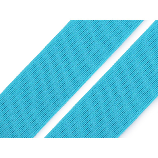 Soft woven elastic, width 25 mm - Mint (1 Meter)
