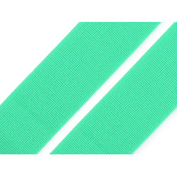 Soft woven elastic, width 25 mm - Mint (1 Meter)