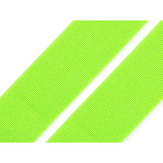Soft woven elastic, width 25 mm - Mint (1 Meter)