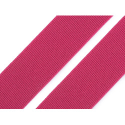 Soft woven elastic, width 25 mm - Pink (1 Meter)