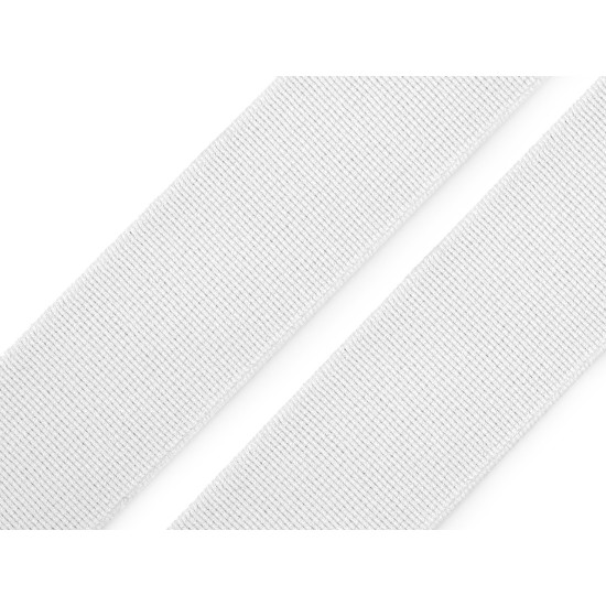 Soft woven elastic, width 25 mm - Mint (1 Meter)