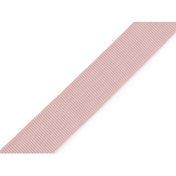 Pruženka s rypsovým vzorem / ramínková šíře 20 mm - Starorůžová sv. (18 Metry)