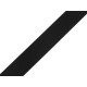 Swimwear raw elastic, width 20 mm - Black (20 Meters)