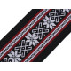 Decorative elastic / insert width 10 cm - Black (20 Meters)