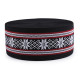 Decorative elastic / insert width 10 cm - Black (20 Meters)