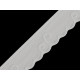 Wäsche-/einfassgummi fein, verziert, breite 25 mm - Schwarz (1 Meter) Wäsche-/einfassgummi fein, verziert, breite 25 mm - Schwarz (1 Meter)
