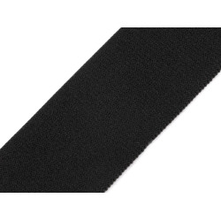 Elastic extra strong width 50 mm - Black (1 Meter)